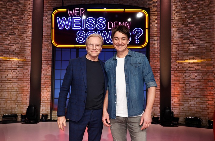 Das "Riverboat"-Duell: Wolfgang Lippert und Matze Knop bei "Wer weiß denn sowas?" / Das Wissensquiz vom 15. bis 19. Mai 2023, um 18:00 Uhr im Ersten