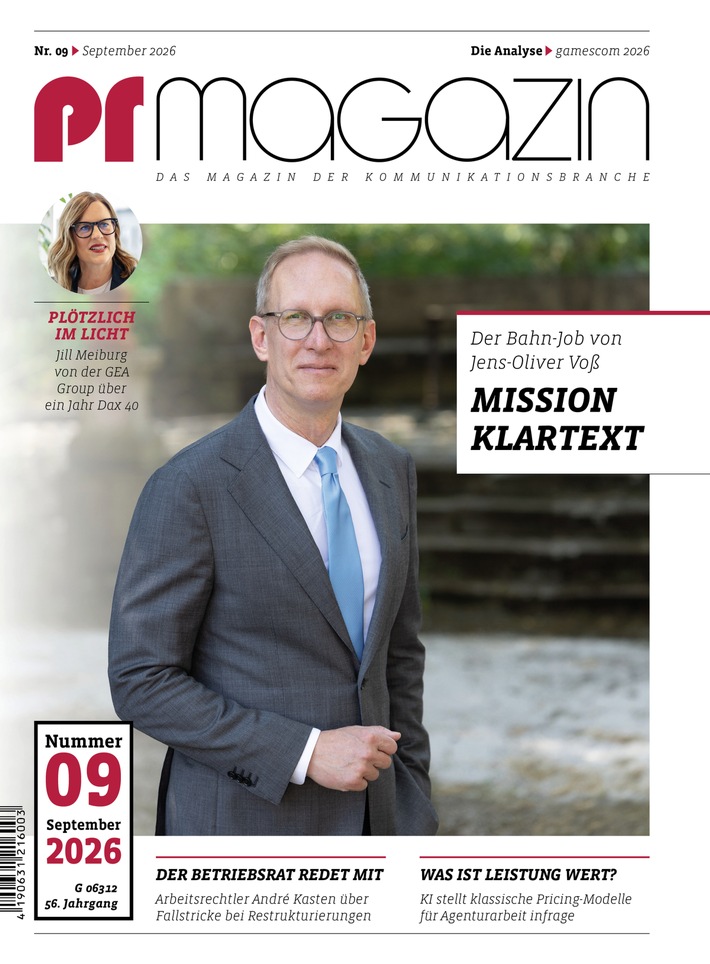 prmagazin-Titelstory: Jens-Oliver Voß setzt bei der Deutschen Bahn auf "Realismus und Klarheit"