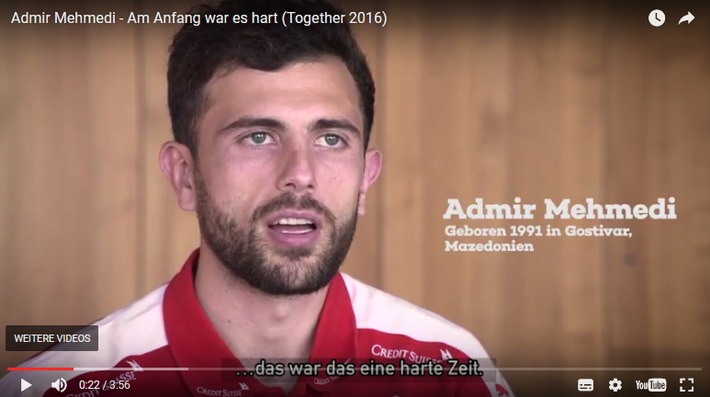 Integrationsfaktor Fussball gewinnt! / Kurzfilme zur Kampagne Together 2016 gewinnen Europäischen CIVIS Medienpreis "Fussball + Integration"