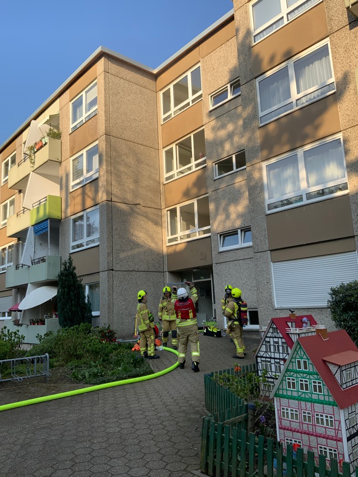 FW Ratingen: Wohnungsbrand in Ratingen Mitte