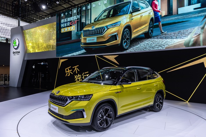 Der neue KAMIQ GT: Fünftes SKODA SUV für den chinesischen Markt feiert Messepremiere in Guangzhou (FOTO)