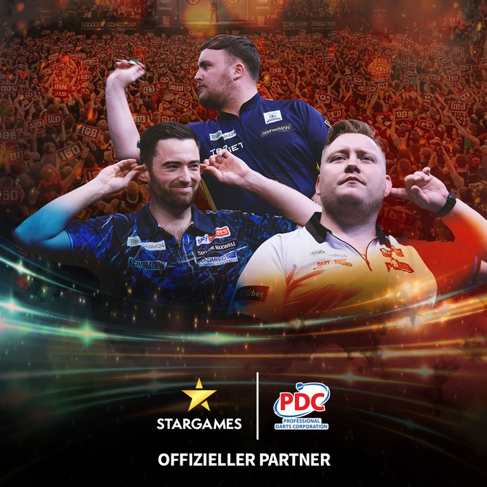 StarGames wird offizieller Partner der PDC European Darts Championship 2025
