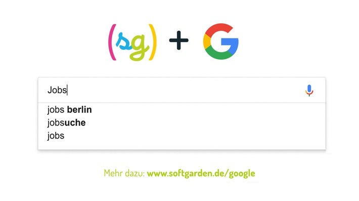 Google einfach fürs Recruiting nutzen / Recruiting-Rundumlösung softgarden ist zertifizierter Google Partner / Team von Suchmaschinen-Spezialisten / softgarden meets Google /  Weiterer Text über ots und www.presseportal.de/nr/100361 / Die Verwendung dieses Bildes ist für redaktionelle Zwecke honorarfrei. Veröffentlichung bitte unter Quellenangabe: "obs/softgarden"