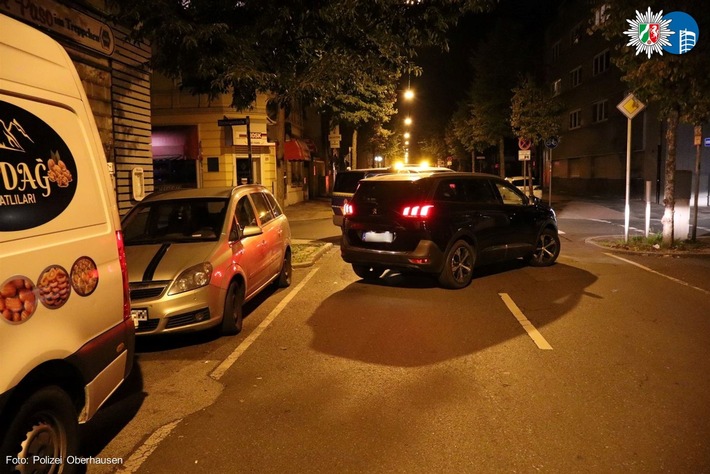 POL-OB: Alkoholisiert gecrasht - vor den Augen der Polizei