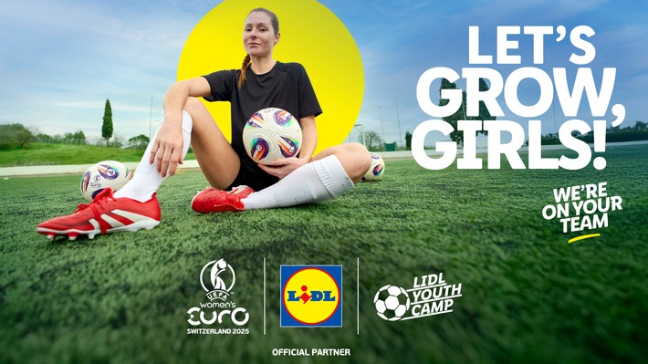 Lidl veranstaltet Youth Camp für Mädchen zur UEFA Women