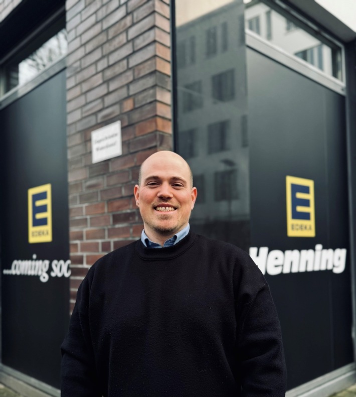 Existenzgründer Mark Henning eröffnet neuen EDEKA-Markt in Hamburg-Winterhude