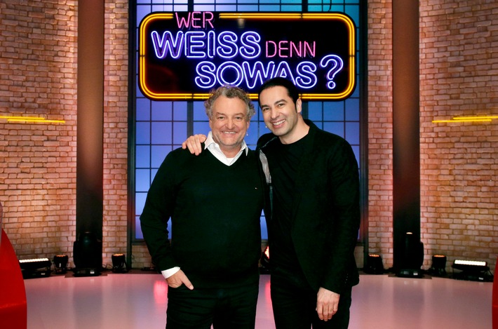 Das Erste: Comedy-Power bei &quot;Wer weiß denn sowas?&quot;:
Bülent Ceylan, Marco Rima, Chris Tall und Markus Maria Profitlich