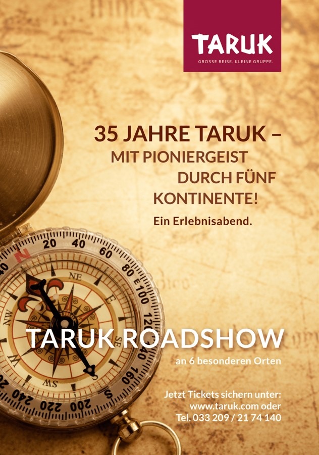 35 Jahre TARUK - Roadshow durch sechs Städte