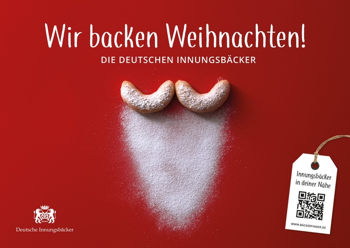 Wir backen Weihnachten: Außenwerbung für die Innungsbäcker