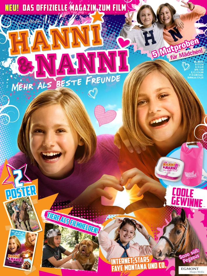 Zum Kinostart: Das neue Hanni & Nanni-Magazin