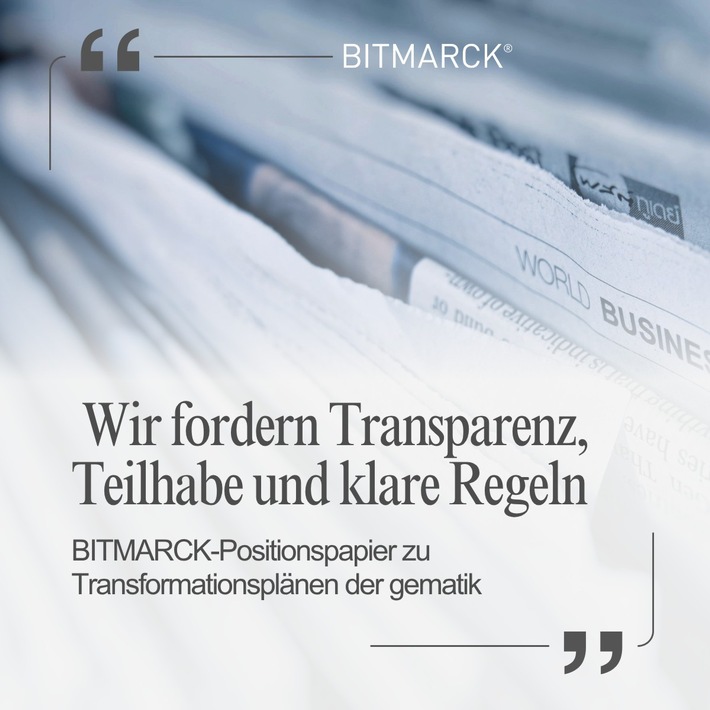 Positionspapier zu Transformationsplänen der gematik: BITMARCK fordert Transparenz, Teilhabe und klare Regeln