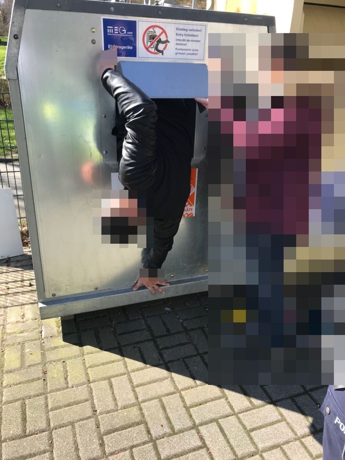 POL-E: Mülheim an der Ruhr: Mutmaßlicher Schrottdieb auf frischer Tat ertappt - Foto