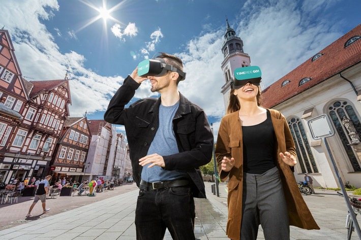 VR-Stadtführungen in die Vergangenheit:  Virtuelle Szenen ermöglichen Blick in die Geschichte der Residenzstadt Celle