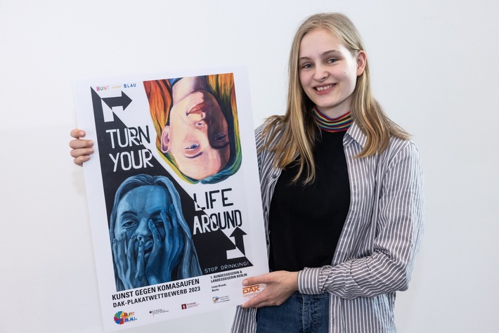 Nach Landessieg: Köpenicker Schülerin gewinnt auch DAK-Bundeswettbewerb „bunt statt blau“