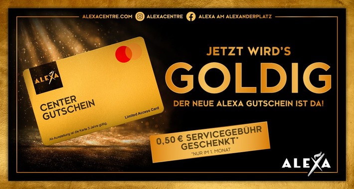 ALEXA Shoppingcenter empfängt mit modernem Eingangsbereich und neuen Gutscheinen