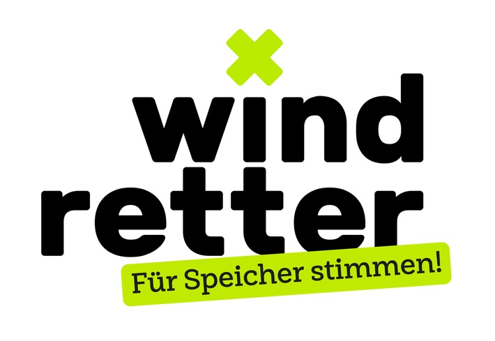 Ausbau von Speichertechnologien fördern statt saubere Windenergie abregeln - Energy2market unterstützt die Initiative &quot;Windretter&quot;
