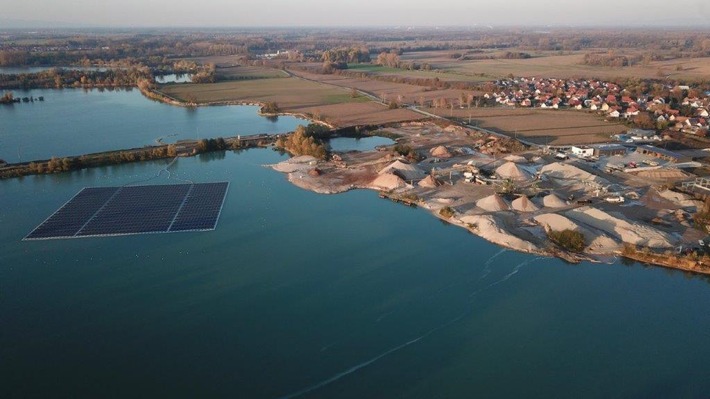 Presseinformation: Ostrach bekommt eine schwimmende Solaranlage