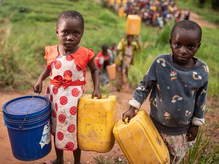 Jedes fünfte Kind ohne ausreichend Wasser