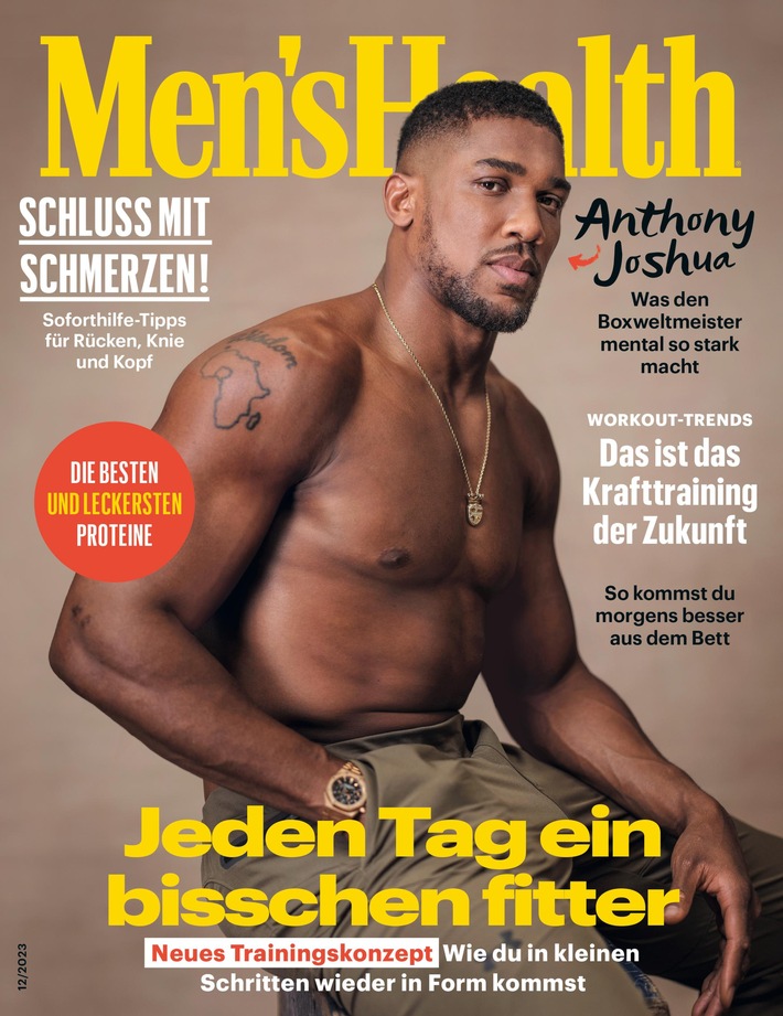 Boxweltmeister Anthony Joshua bei Men&#039;s Health: &quot;Erst nach einer Niederlage zeigt sich, ob du mental fit bist.&quot;