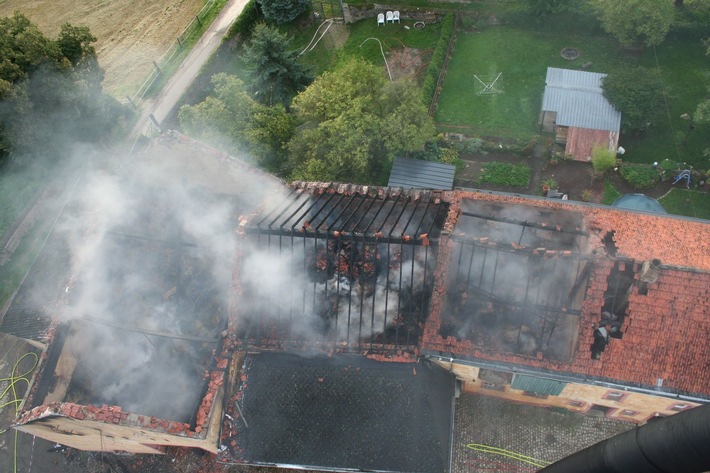 POL-PPTR: Brandursache des Feuers auf dem Sievenicher Hof noch unklar