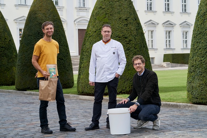 Popkorn mit Honig aus dem Bellevue Schlossgarten / Popkornditorei Knalle launcht am Tag der Deutschen Einheit Spendenedition "Süße Freiheit" und setzt Zeichen für gesellschaftliche Verantwortung