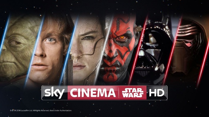 Die Macht ist wieder mit Sky: "Sky Cinema STAR WARS  HD" im Oktober