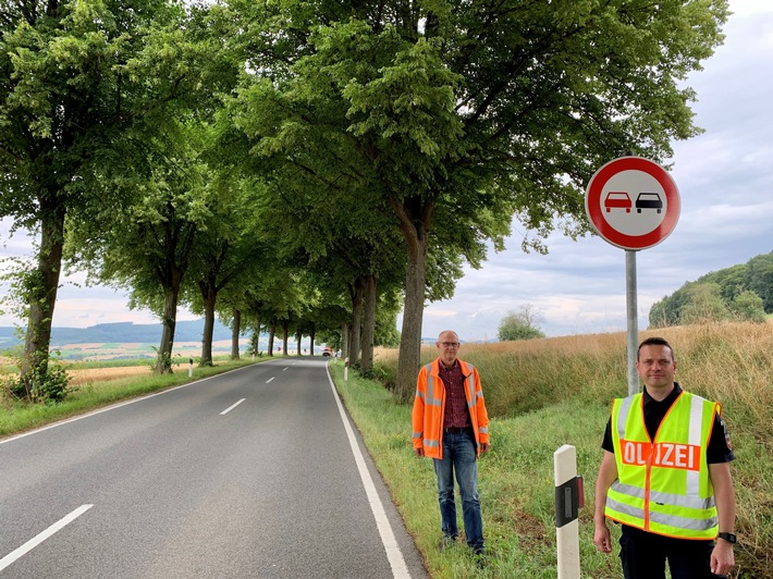 POL-NOM: Bundesstraße 248 - Unfallkommission beschließt Maßnahmen