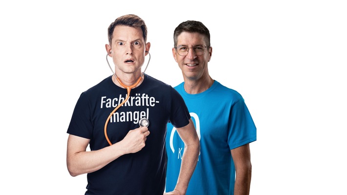 Comedian Fabian Unteregger tritt an der grössten CH-Bildungsmesse in Bern mit einem Schweizer Familienmitglied von Apple-Gründer Steve Jobs aus dem Aargau auf / Der Apple fällt nicht weit vom Stamm