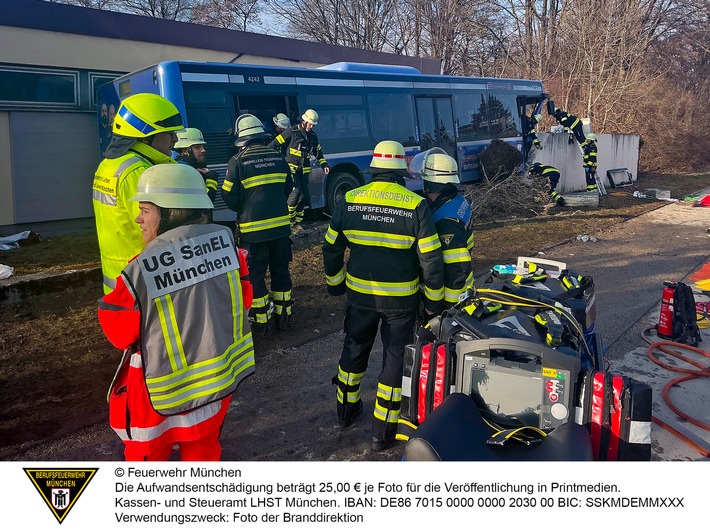 FW-M: Wochenendrückblick der Feuerwehr München für den 30. Januar bis 1. Februar 2026