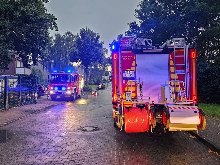 FW Hünxe: Zwei unwetterbedingte Einsätze für die Feuerwehr Hünxe
