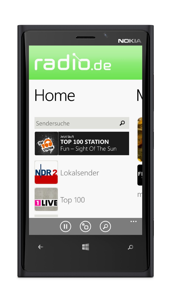 radio.de launcht App für Windows Phone 8 (BILD)