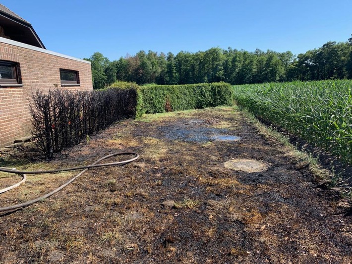 FW-Schermbeck: Anhaltene Trockenheit sorgt für Brandeinsatz