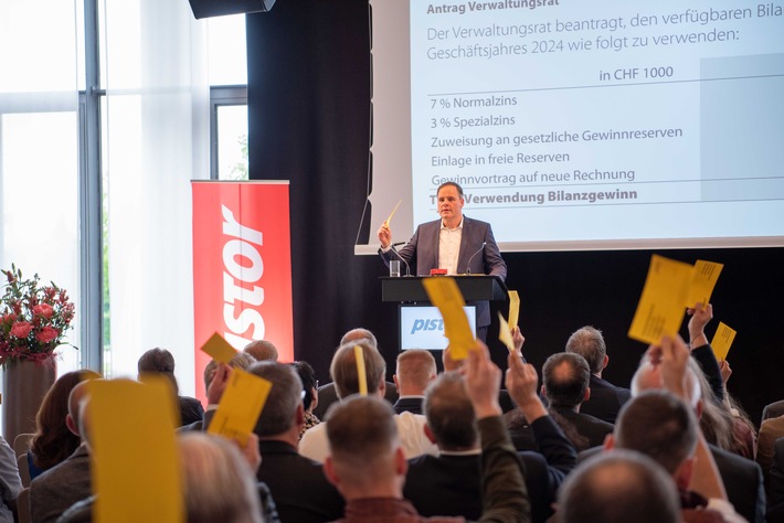 Pistor: Generalversammlung bestätigt den Verwaltungsrat