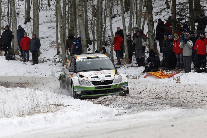 Sepp Wiegand nach Tag eins der &#039;Monte&#039;: Führung in der WRC 2-Wertung (BILD)