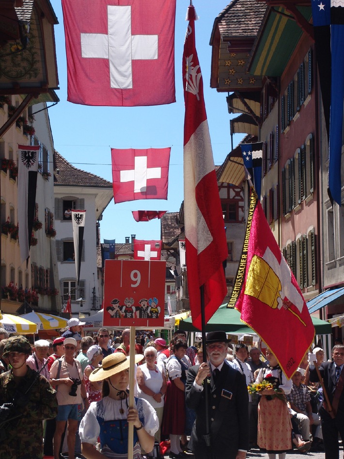 Aarau feiert: 100 Tage nach dem Eidgenössischen Jodlerfest