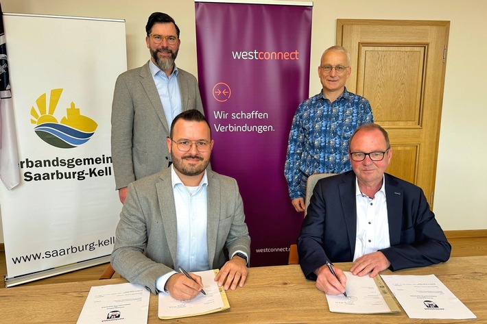 Pressemeldung: Saarburg und Westconnect unterzeichnen Kooperationsvertrag zum Breitbandausbau