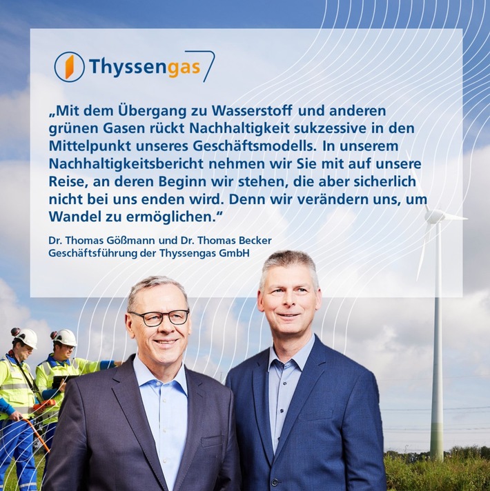 Thyssengas veröffentlicht dritten Nachhaltigkeitsbericht