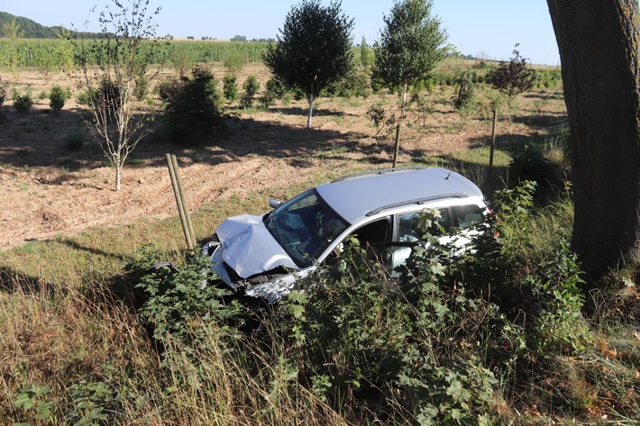 POL-HX: Verkehrsunfall mit 2 verletzten Personen Willebadessen - Niesen, B 252 / K53 (Abfahrt Niesen), 07.08.2020, 17.10 Uhr