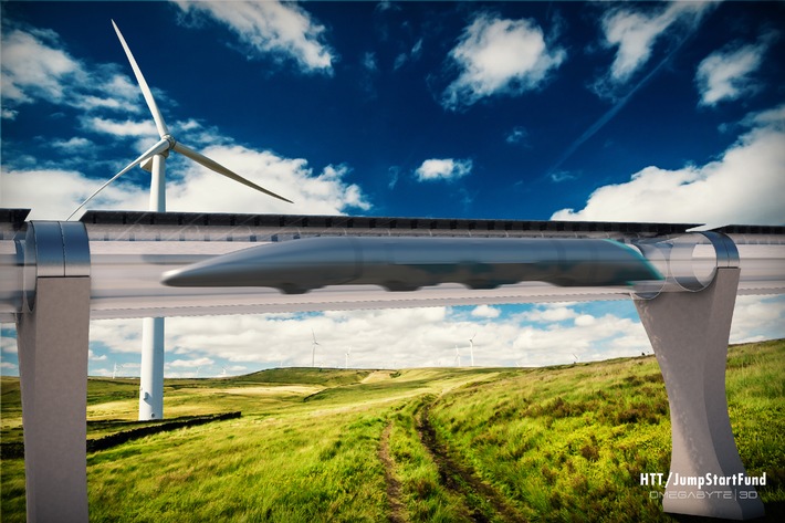 Erste Hyperloop Rohrbahn wird in Kalifornien gebaut