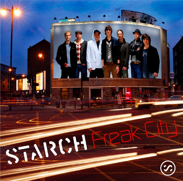 WIEDERHOLUNG: Einladung Starch  CD Release Party «Freak City». 22.
Mai, Show 20.00 Uhr, Doors 19.00 Uhr, Mascotte Zürich.