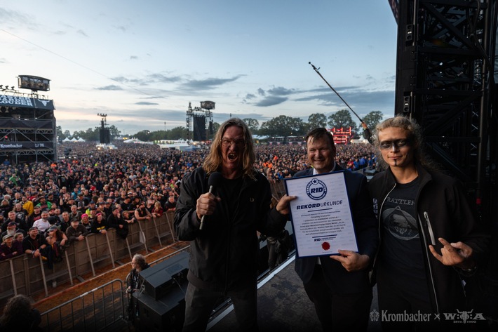 Wacken Open Air 2023: Krombacher celebrates memorable festival with metal fans - and sets new world record