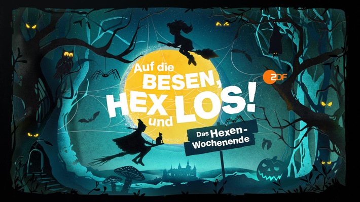 &quot;Das Hexenwochenende: Auf die Besen, hex und los!&quot; / Programmschwerpunkt bei KiKA und im ZDF vom 25. bis 27. Oktober 2019