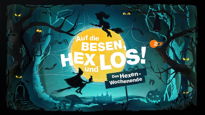 "Das Hexenwochenende: Auf die Besen, hex und los!" / Programmschwerpunkt bei KiKA und im ZDF vom 25. bis 27. Oktober 2019