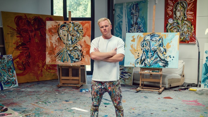 Genie oder Einbildung? Neue ARD Kultur-Doku über den Künstler Leon Löwentraut