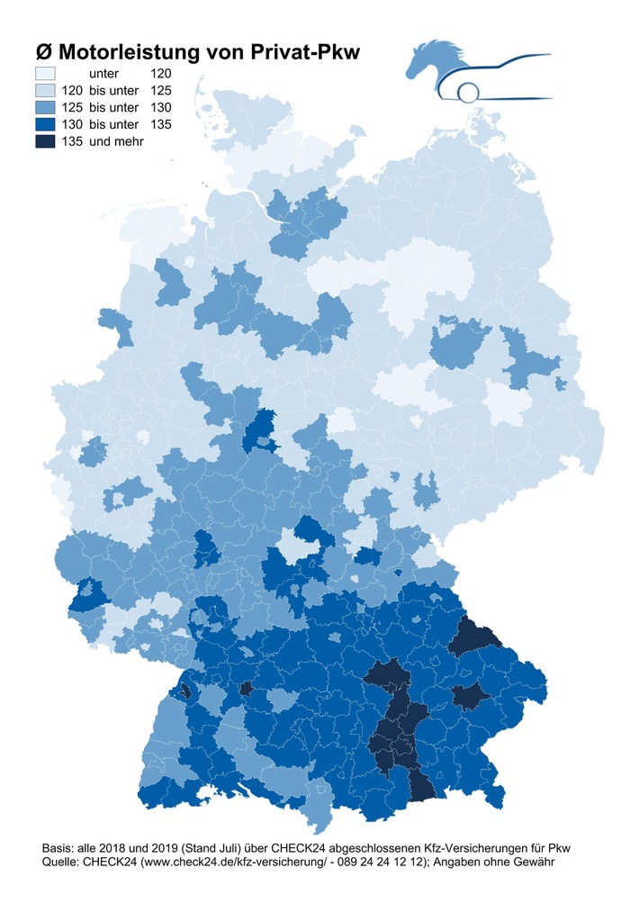 PS-Atlas Deutschland: Hier sind die dicksten Karren unterwegs
