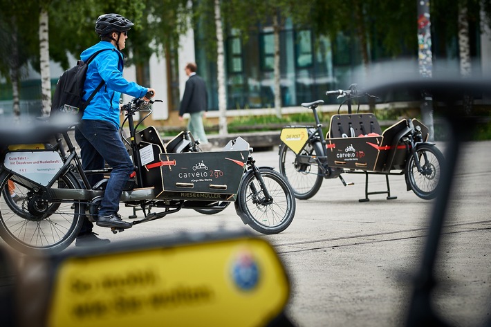 «Happiness to go»
Condivisione di bici cargo in Svizzera: anno record per &quot;carvelo2go&quot;
