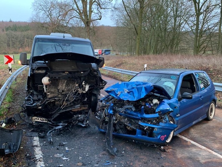 POL-NB: Verkehrsunfall mit sieben verletzten Personen auf der B 110 bei Zirchow (LK VG)