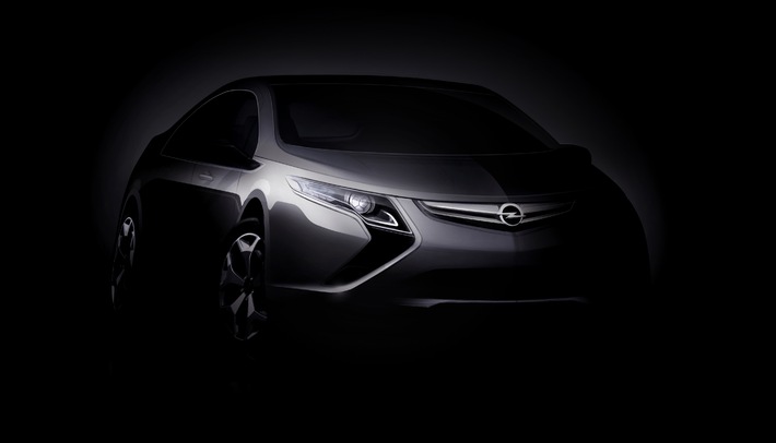 Opel präsentiert auf dem Genfer Salon das Elektroauto Ampera