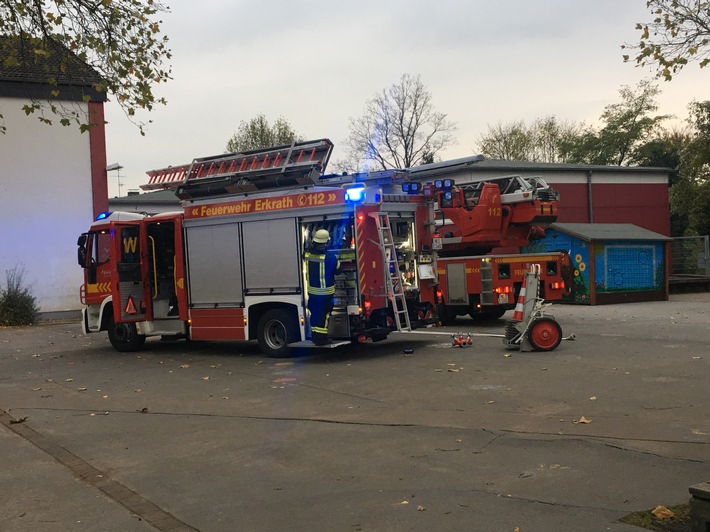 FW-Erkrath: Brandmeldung in einer Grundschule