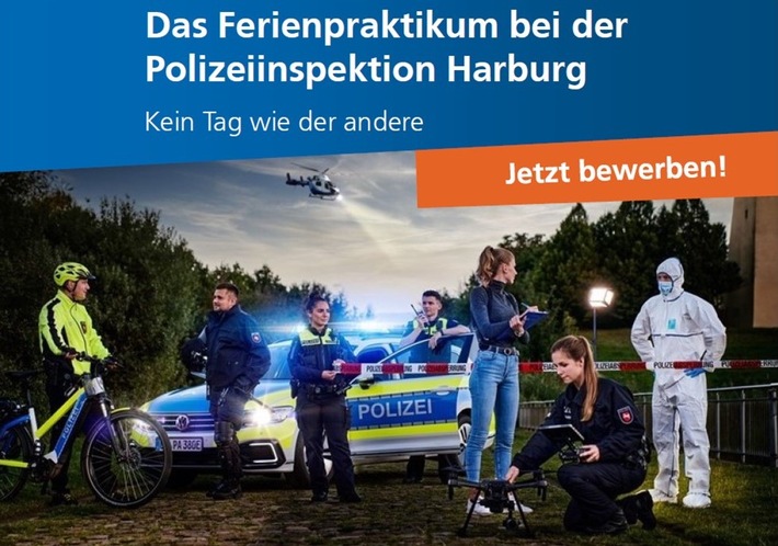POL-WL: Zukunftstag bei der Polizeiinspektion Harburg, Fortsetzung beim Ferienpraktikum möglich!